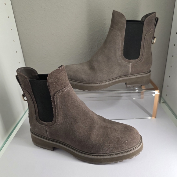 Cole Haan Shoes - Cole‎ Haan Women's Greenwich Gray Suede Waterproof Boots Size 6.5B